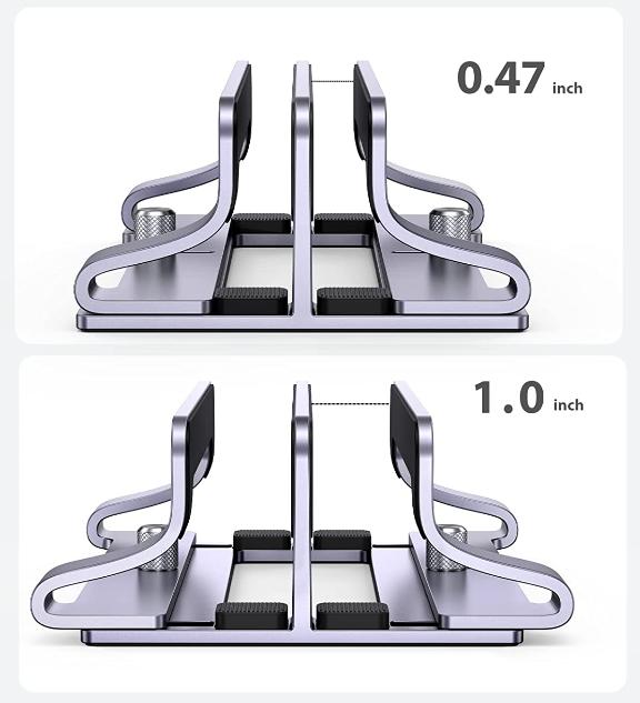Chân đế đôi để Laptop Ugreen 60643, Chiều rộng điều chỉnh linh hoạt