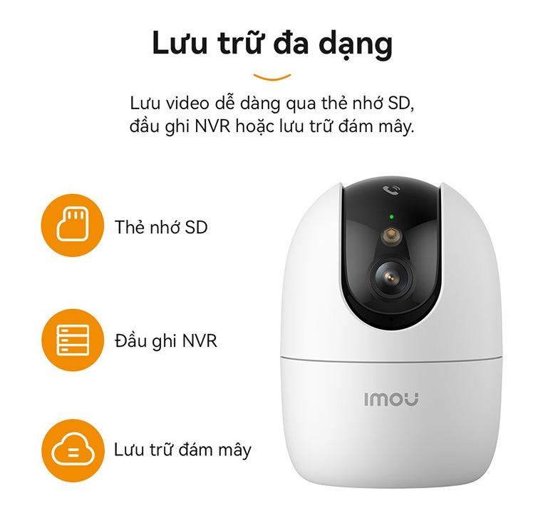 Camera Imou Ranger 2 Pro IPC-A32P-Pro, Đàm thoại 2 chiều, Wifi 6, Phát hiện người & thú cưng, Nút gọi