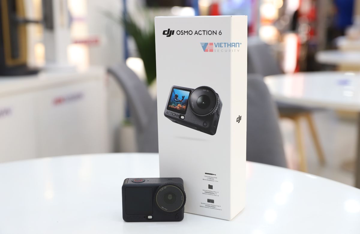DJI Osmo Action 6 Cam quay siêu nét 4K, chống nước 20M (Adventure combo)