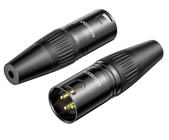 Đầu jack hàn canon dương XLR Ugreen 80439, Chống nhiễu, Độ bền cao