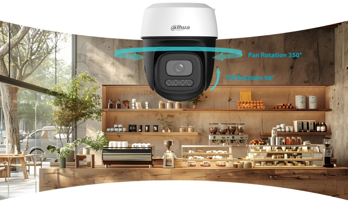 Camera WiFi Ngoài trời Dahua DH-P3I-PV 3MP  Đàm thoại 2 chiều, Hỗ trợ Wi-Fi 6, Đèn trợ sáng + IR 30m
