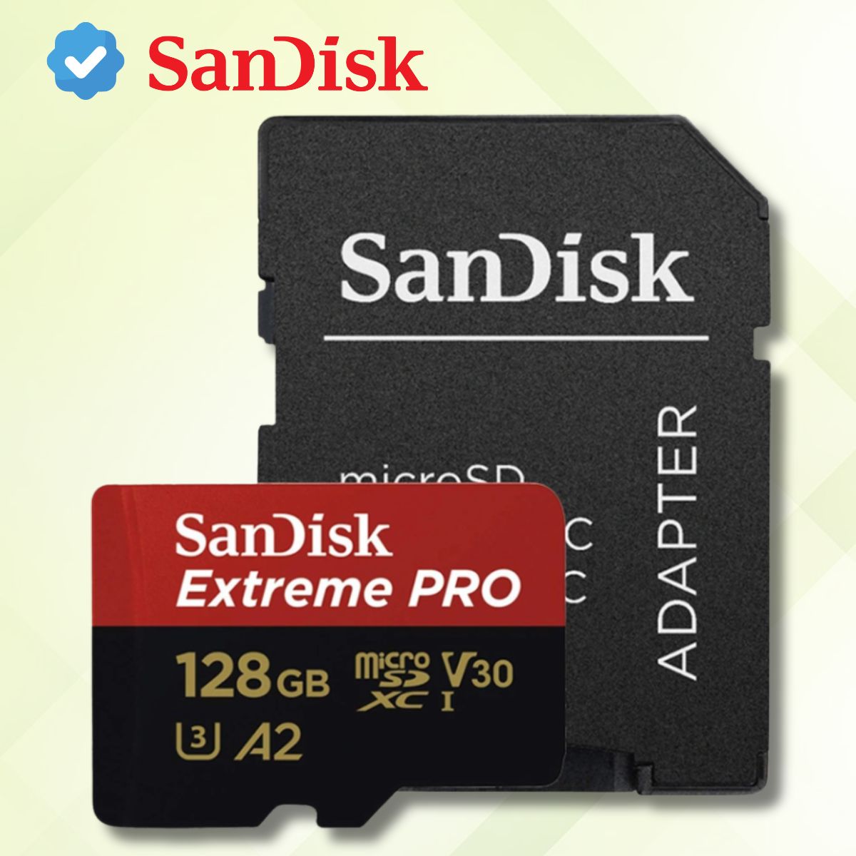 Thẻ nhớ máy quay phim Actioncam 128GB Sandisk SDSQXCD-128G-GN6MA đọc 200 MB/s - ghi 90MB/s