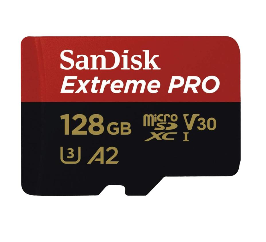 Thẻ nhớ máy quay phim Actioncam 128GB Sandisk SDSQXCD-128G-GN6MA đọc 200 MB/s - ghi 90MB/s