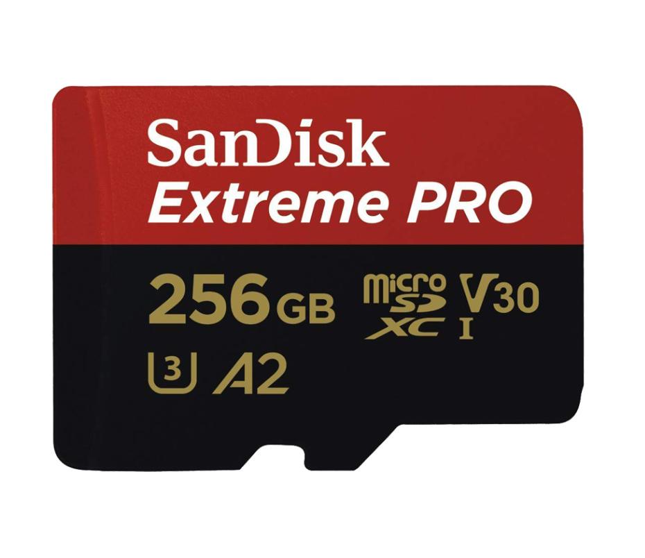 Thẻ nhớ chuyên dụng cho Actioncam, máy quay phim Sandisk SDSQXCD-256G-GN6MA 256GB Tốc độ độc 200 MB/s, Ghi 140 MB/s