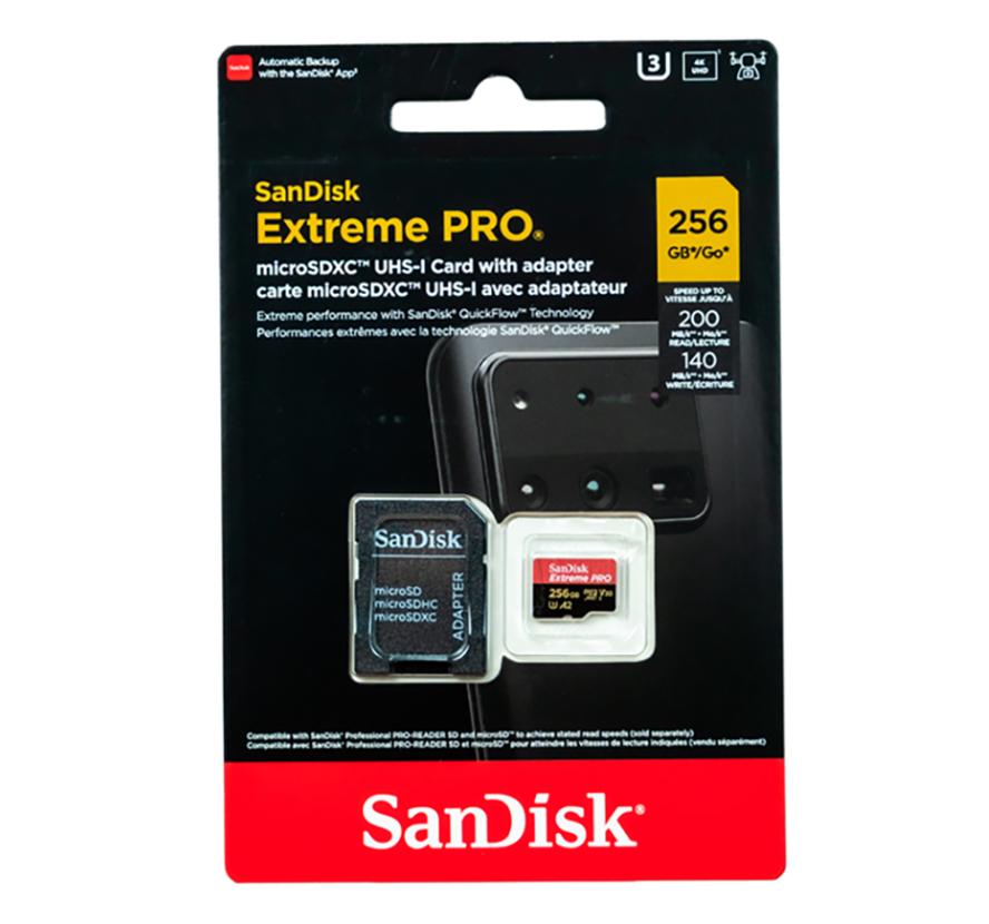 Thẻ nhớ chuyên dụng cho Actioncam, máy quay phim Sandisk SDSQXCD-256G-GN6MA 256GB Tốc độ độc 200 MB/s, Ghi 140 MB/s