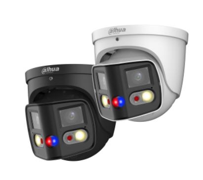 Camera toàn cảnh 180° Dahua DH-IPC-PDW3849-A180-AS-PV 4MP+4MP, Đàm thoại 2 chiều, Chiếu sáng kép, 12VDC, PoE