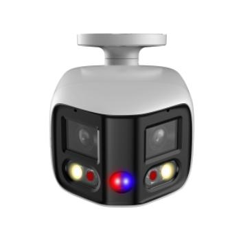 Camera góc nhìn 180 độ DH-IPC-PFW3849S-A180-AS-PV 2 ống kính 4MP + 4MP , Đèn trợ sáng 20m + IR 25m, Còi & Đèn cảnh báo chủ động