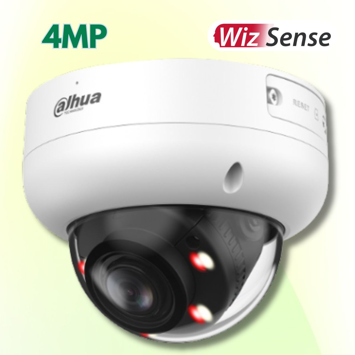 Camera IP 4MP Dahua DH-IPC-HDBW3449RP-ZAS-IL Đèn trợ sáng + IR 50m, Ống kính Varifocal 2.7–13.5 mm, Tích hợp MIC