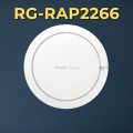  Bộ phát WiFi 6 Ruijie RG-RAP2266 dual-band Gigabit, Chịu Tải 110 User, Tốc Độ 2976Mbps 