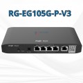  Router cân bằng tải Smart Gateway Ruijie RG-EG105G-P-V3 100 Users, 5 cổng 1000BASE-T 