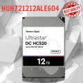 Ổ cứng HDD 12TB WD Enterprise Ultrastar DC HC520 HUH721212ALE604, 3.5", SATA 3, Tốc độ vòng quay 7200RPM, Cache 256MB