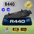Camera hành trình gương Vietmap R440, Màn hình cảm ứng IPS 9.66”, Hỗ trợ thẻ nhớ 128GB