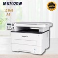 Máy in Pantum M6702DW đa chức năng  In đảo mặt, Sao chép, Quét, bộ nhớ 128MB Tốc độ in 30ppm, Bộ xử lý 525MHz, Hỗ trợ USB, Ethernet, Wifi ( đen trắng )