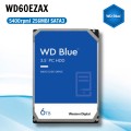 Ổ cứng Western Digital Blue 6TB WD60EZAX 3.5" SATA 3/256MB Cache/ 5400RPM