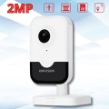 Camera WiFi không dây Hikvision DS-2CD2423G2-IW Cube 2MP Đàm thoại 2 chiều, Phát hiện người & xe, hồng ngoại 10m