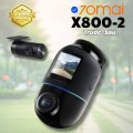 Camera hành trình Xiaomi 70mai 4K Omni X800-2 trước sau, Hỗ trợ GPS & cảnh báo ADAS, Xoay 360°, Điều khiển giọng nói