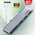 Thiết bị mở rộng HDMI/USB 3.0/SD/TF cho SurFace Pro Ugreen 70338 Hỗ trợ 4K@30Hz