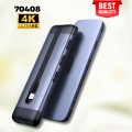 Bộ chuyển USB Type-C Ugreen 70408 màu xám, HDMI 4K*2K@30Hz + 3xUSB 3.0 + PD 100W