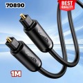 Cáp quang âm thanh Ugreen 70890 Digital Optical Audio Toslink Dài 1m, Mạ vàng 24K