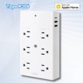 Ổ cắm Wi-Fi Đa năng 3 cổng thông minh Tapo P306 9-trong-1, Sạc nhanh USB 18W, Điều khiển bằng giọng nói, Hẹn giờ