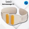 Đai Massage chườm nóng bụng và thắt lưng Breo Y2 - Rung 11.500 vòng /phút, 3 chế độ kèm theo 3 mức nhiệt, Cải thiện tư thế, Chỉnh cột sống