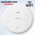 Bộ phát Wifi Ốp trần H3C Aolynk UAP622MG-AX30 Tốc Độ 3000Mbps, Wi-Fi 6 2 băng tần, Cổng LAN 2.5G, Hỗ trợ 120 User