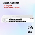 Switch Managed H3C Aolynk US110-16G2MF 16 Cổng Gigabit & 2 Cổng Quang SFP 2.5G, Quản Lý Qua App/Web Cloud