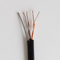 Cáp 4 lõi dùng đi dây tín hiệu camera, điện thoại VCom 2P Cat 5 PVC St (D220005)  có cáp chịu lực cuộn 305m