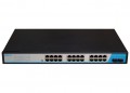 Switch PoE 24 Port HR901-AFG-242S tốc độ 10/100/1000M, 2 Uplink SFP, công suất tổng 400W, Led hiển thị