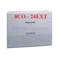 Tổng đài Panasonic KX-TES824 cầu hình 8 trung kế vào 24 máy nhánh ra