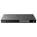 Thiết bị chia mạng Switch L2+ 16 cổng Gigabit Grandstream GWN7802 4 cổng Gigabit SFP, quản lý Cloud