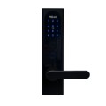 Khóa cửa vân tay cho căn hộ, chung cư PHGLock FP8136 màu đen, 100 vân tay, 100 thẻ, 100 mã số, mở cửa bằng App, chìa cơ