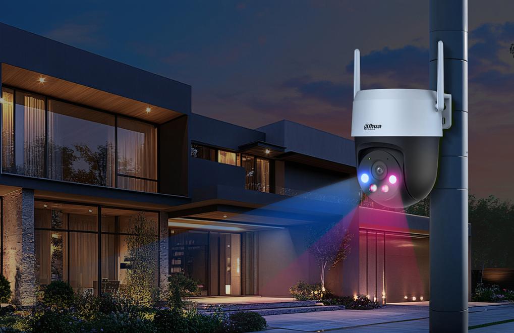 Camera WiFi Dahua DH-P5AS-PV 5MP Phát hiện người/xe, Đàm thoại 2 chiều, Tích hợp cảnh báo đèn & loa, Chuẩn IP66