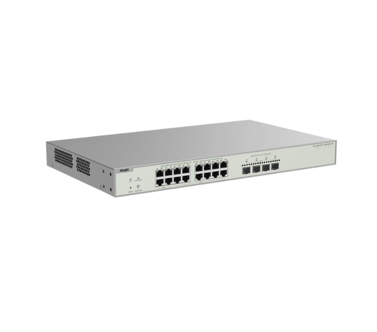 Switch quản lý Layer 2 Ruijie RG-NBS3300-16MG4XS-HP – 16 Cổng 2.5G PoE, 370W, MAC 16K