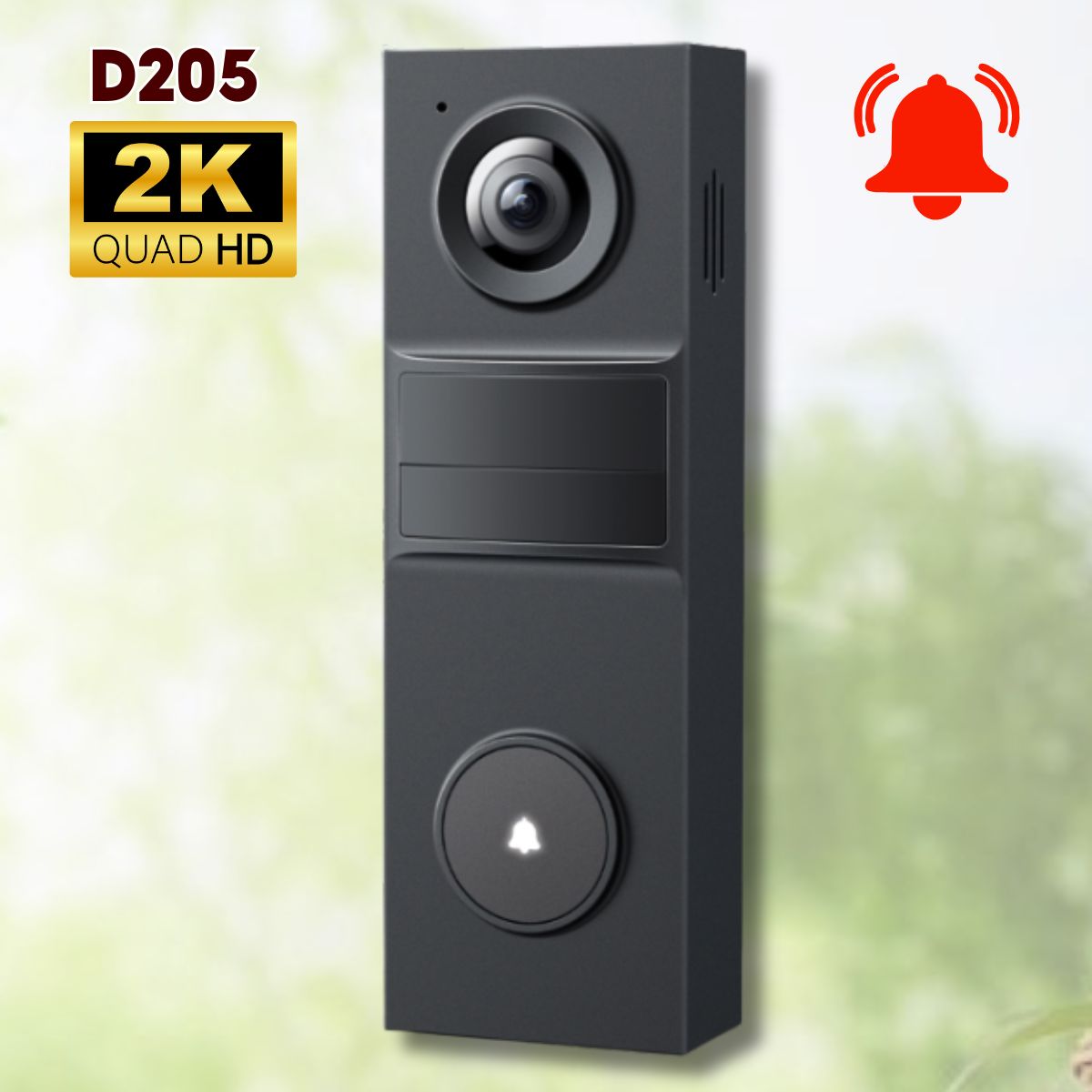 Chuông cửa video 2K dùng Pin Mini Tapo D205 Đàm thoại 2 chiều, Nhận diện và cảnh báo chính xác, Pin 180 ngày