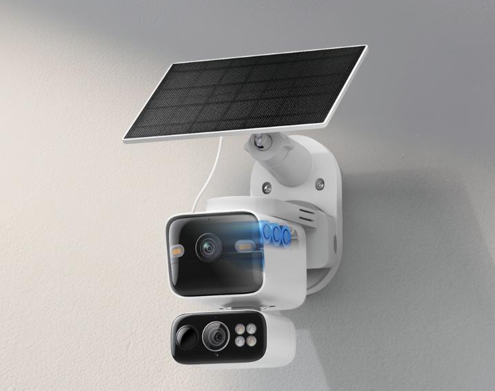 Camera Năng lượng mặt trời ống kính kép 2K Tapo C645D KIT Nhận diện Người, Phương tiện, Thú cưng, Kèm Pin 10.000mAh, Đàm thoại 2 chiều