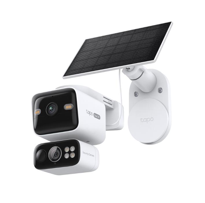 Camera Năng lượng mặt trời ống kính kép 2K Tapo C645D KIT Nhận diện Người, Phương tiện, Thú cưng, Kèm Pin 10.000mAh, Đàm thoại 2 chiều