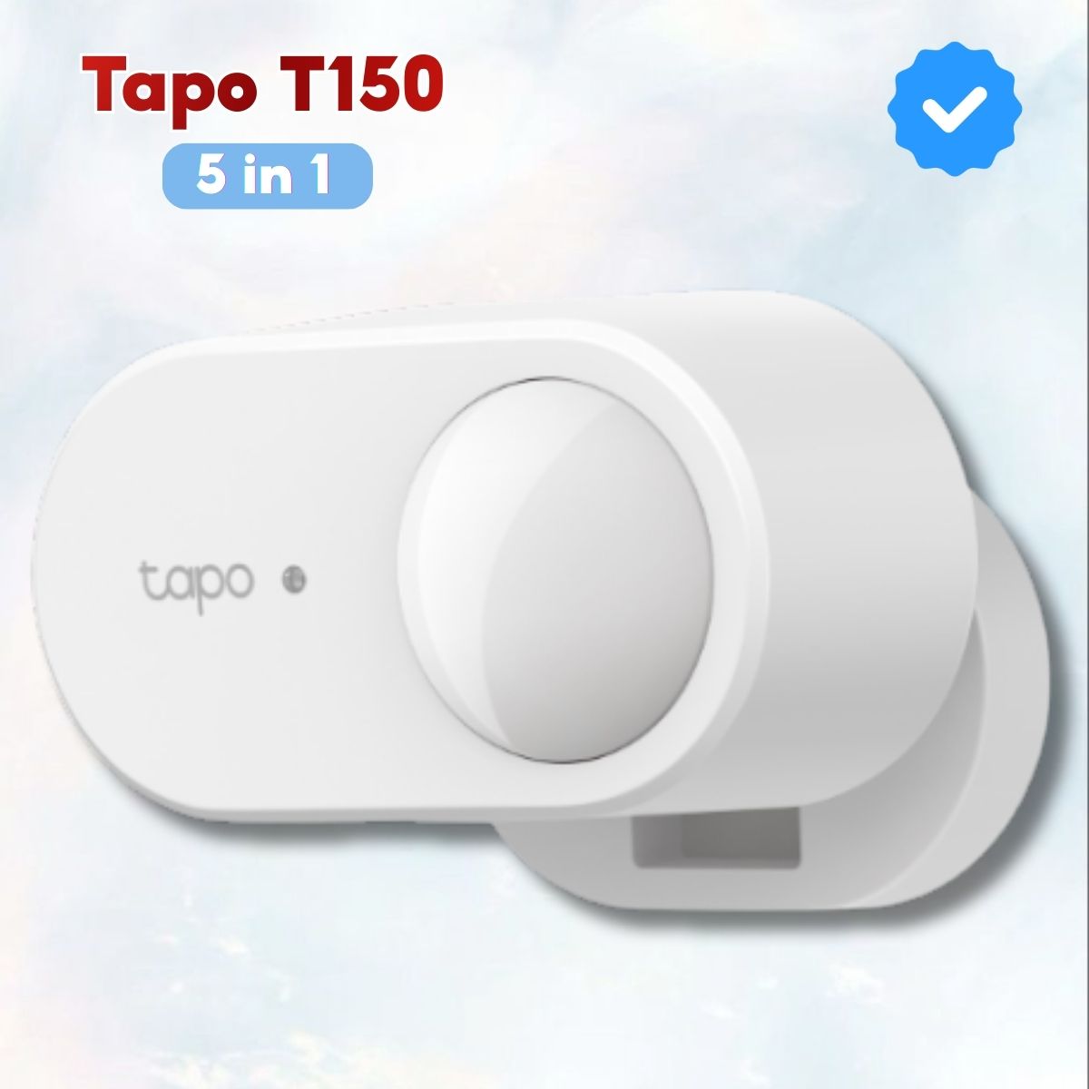 Cảm biến nhận diện thông minh 5-trong-1 Tapo T150 Khoảng cách nhận diện 6m, Tần số 922 MHz, Hỗ trợ Matter, Pin 3 năm