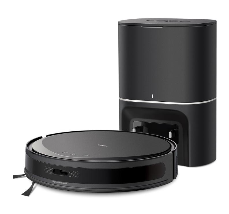 Robot hút lau 2 trong 1 Tapo RV20 Max Plus Siêu mỏng 83mm, Lực hút 5300Pa, Tự động đổ bụi, Điều hướng kép MagSlim LiDAR + IMU