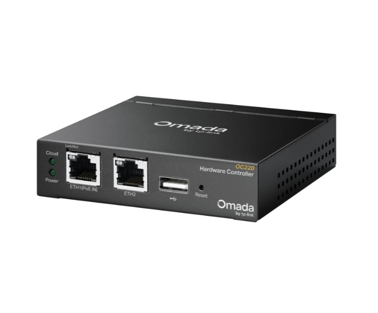 Bộ điều khiển phần cứng Tp-Link Omada OC220 Quản lý tối đa 130 thiết bị, Hỗ Trợ PoE & App Omada