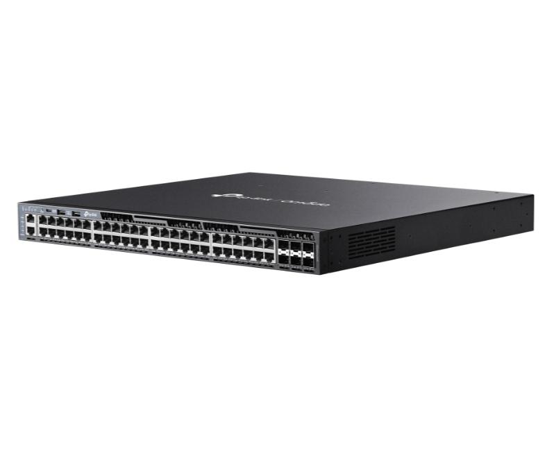 Switch Managed L3 PoE+ TP-Link Omada SG6654XHP 48× Cổng Gigabit RJ45 PoE+, 6× Khe cắm 10 Gbps SFP+, PoE 1440W, Hỗ trợ OSPF, Nguồn dự phòng