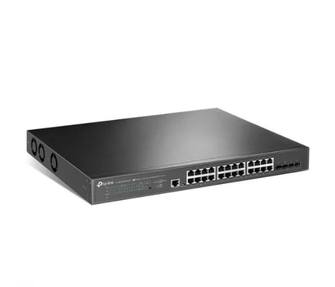Switch 24 cổng 2.5G PoE 500W Omada SG3428XPP-M2: 8 Cổng 90W, 16 Cổng PoE+, 4 Khe 10G SFP+, Uplink 10Gbps, Định tuyến tĩnh và ERPS