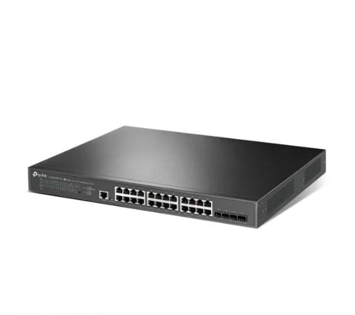 Switch 24 cổng 2.5G PoE 500W Omada SG3428XPP-M2: 8 Cổng 90W, 16 Cổng PoE+, 4 Khe 10G SFP+, Uplink 10Gbps, Định tuyến tĩnh và ERPS