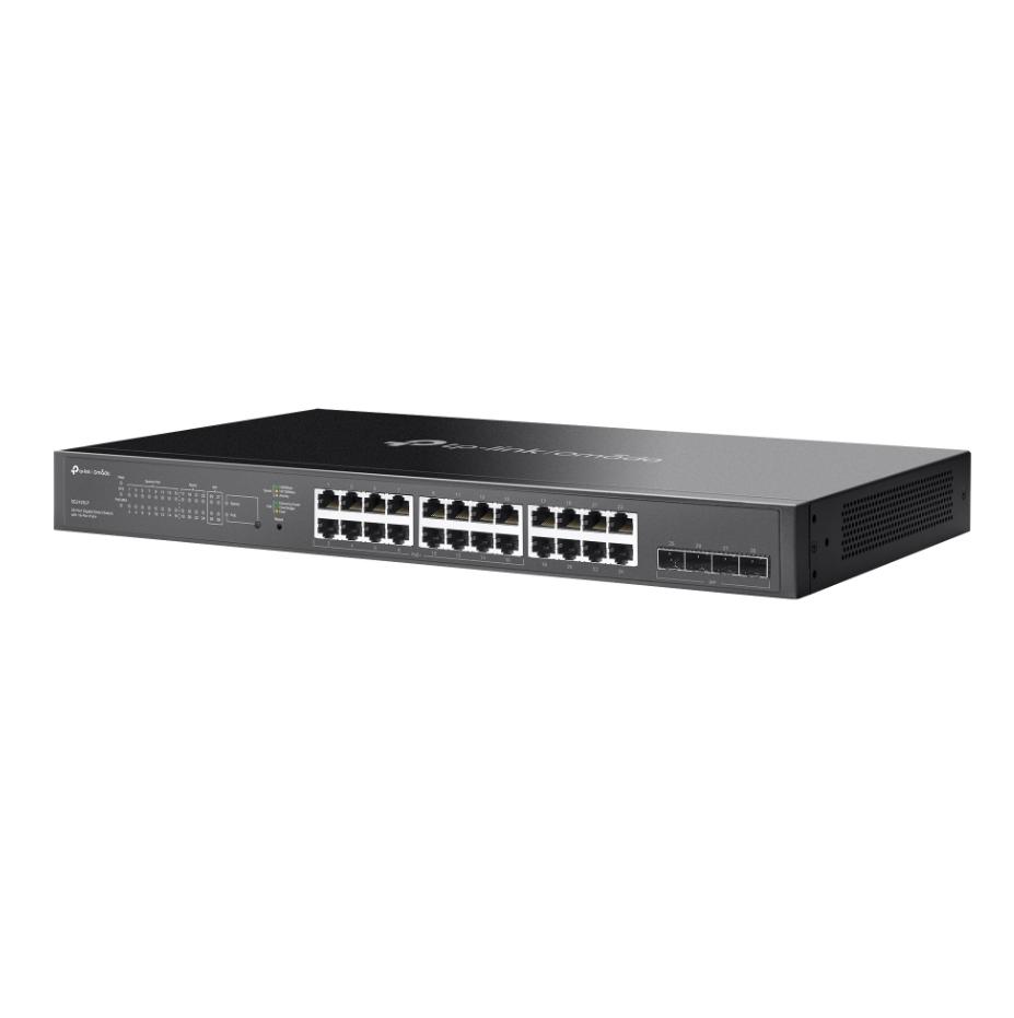 Switch Managed L2+ PoE+ TP-Link Omada SG2428LP 16 Cổng PoE+ 150W, 4 Khe SFP, Không quạt, PoE 150W
