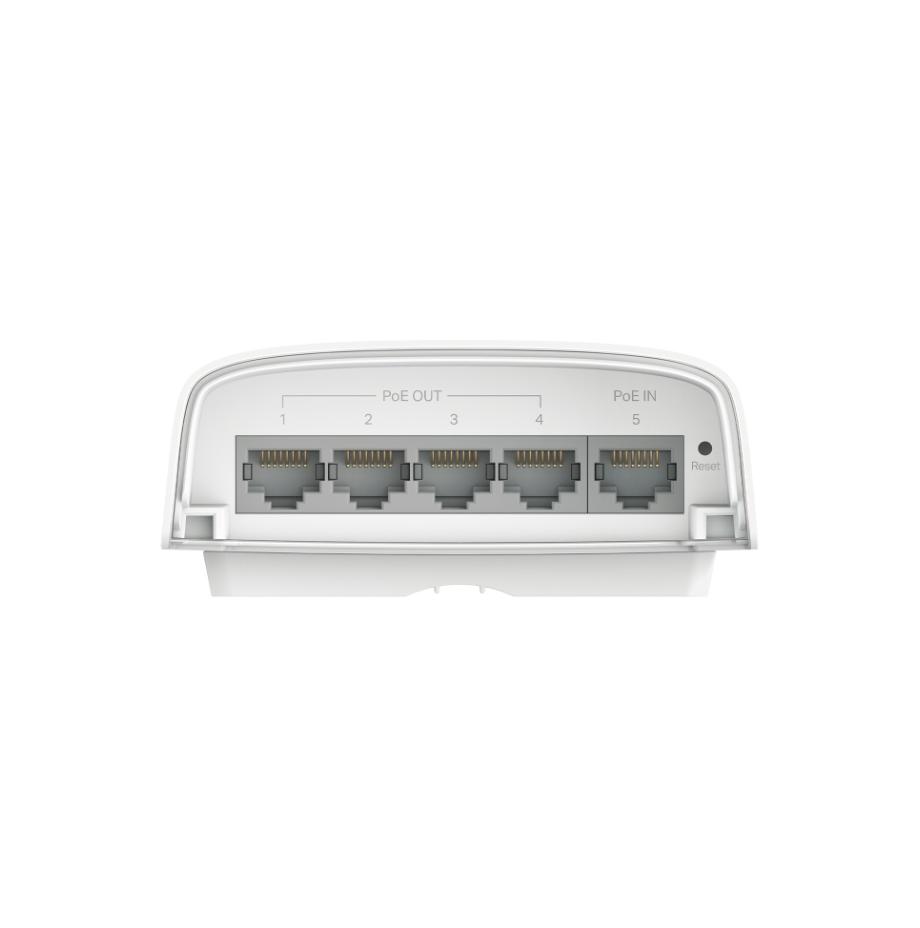 Bộ mở rộng PoE ngoài trời TP-Link SG2005P-PD 1 Cổng PoE++ In, 4 Cổng PoE+ Out, IP55, Quản lý Cloud Omada