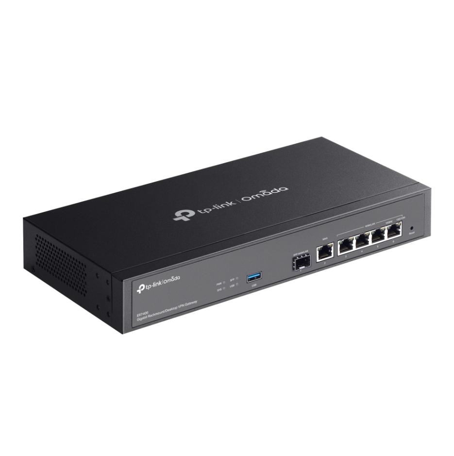 Router Cân bằng tải TP-Link Omada ER7406, Cân Bằng Tải 5 Cổng WAN, Bảo Mật Firewall Mạnh Mẽ, Quản Lý Cloud