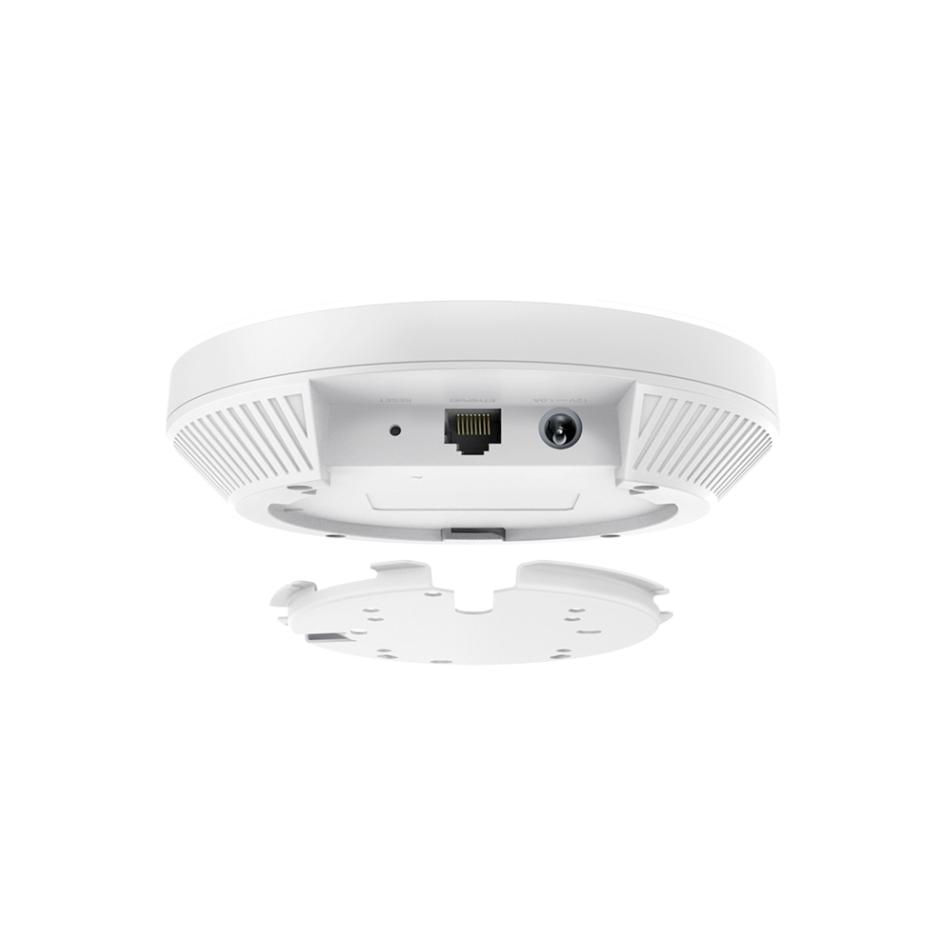 Điểm truy cập WiFi 6 gắn trần Omada EAP620 HD AX1800, 1775 Mbps (5GHz: 1201 Mbps, 2.4GHz: 574 Mbps), Hỗ trợ Omada Mesh & PoE+