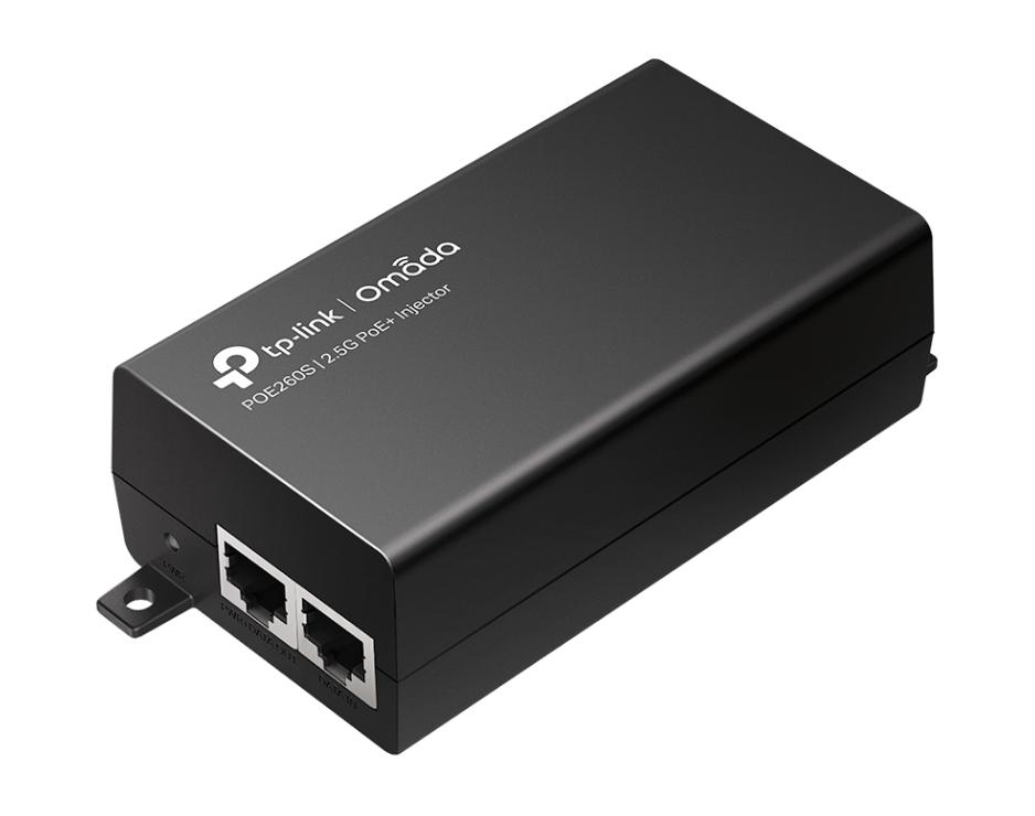 Bộ cấp nguồn PoE+ 2.5G Omada POE260S, Công suất 30W, Băng Thông 2.5 Gbps, Chuẩn 802.3at/af, Plug & Play,