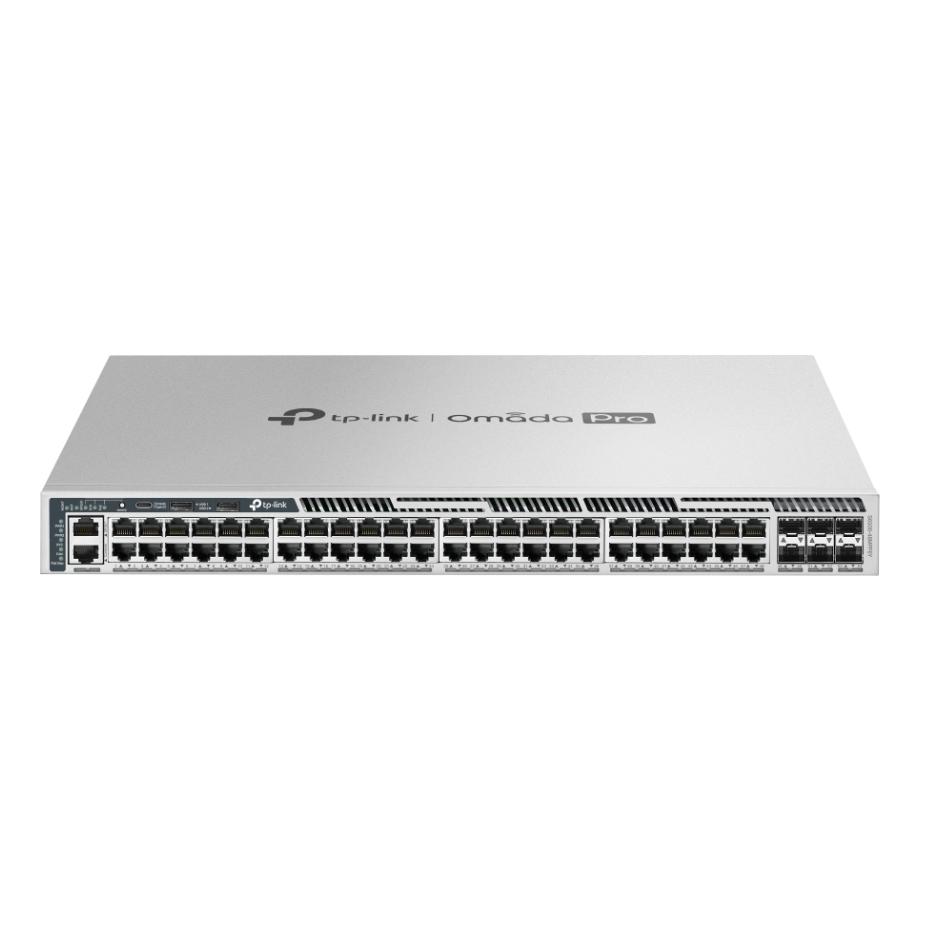 Switch chuyển mạch L3 Omada Pro S6500-48MPP6Y 48 Cổng 2.5G PoE++ 60W & 6 Cổng 25G, Uplink 25G, Hỗ Trợ MACsec