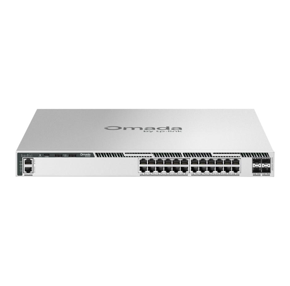 Switch quản lý L3 Omada Campus S6500-24G4XF 24 Cổng Gigabit & 4 Cổng 10G SFP+, Hỗ trợ M-LAG & Xếp chồng vật lý